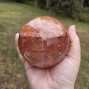 fire quartz sphere 3 in